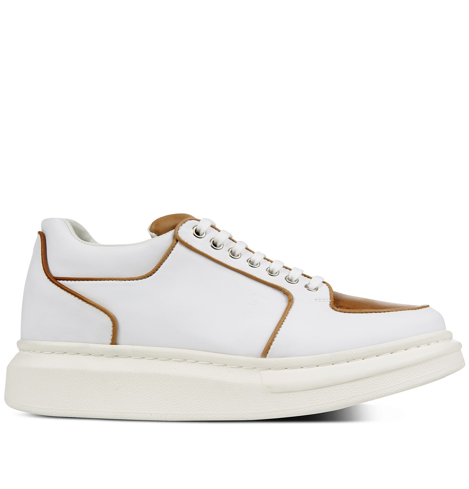 Chianti - Elevator Sneakers in Full Grain Leather from 2.4 to 3.1 inches