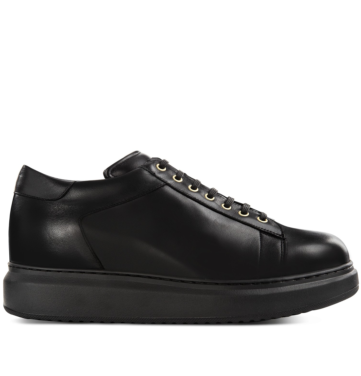 Fano - Elevator Sneakers in Full Grain Leather from 2.4 to 3.1 inches