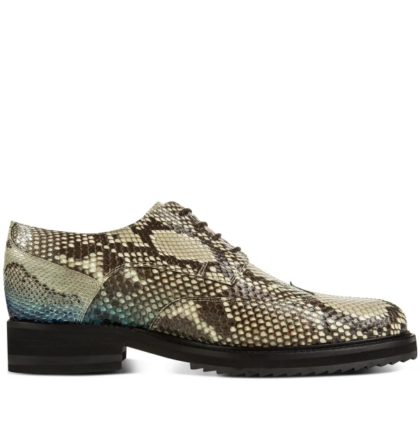 Volterra - Elevator Shoes in Python Leather from 2.4 to 3.1 inches