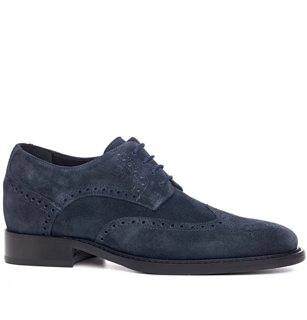 Ionio - Elevator Shoes in Suede Leather from 2.4 to 3.1 inches