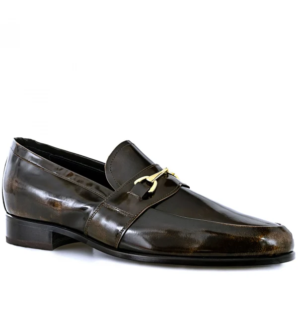 Lausanne - Elevator Loafers in Brushed Leather up to 2.6 inches