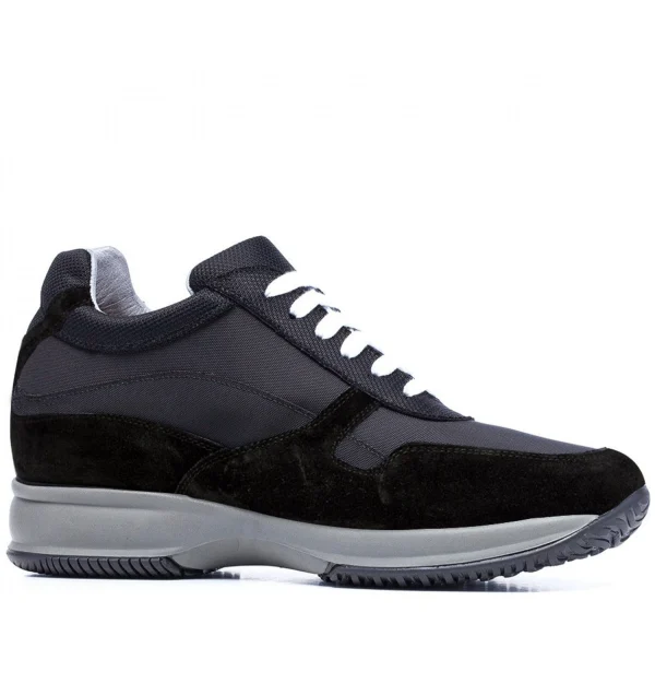 Malta - Elevator Sneakers in Fabric from 2.4 to 4 inches