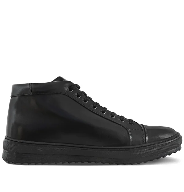 Louisville - Elevator Sneakers in Full Grain Leather from 2.4 to 3.1 inches