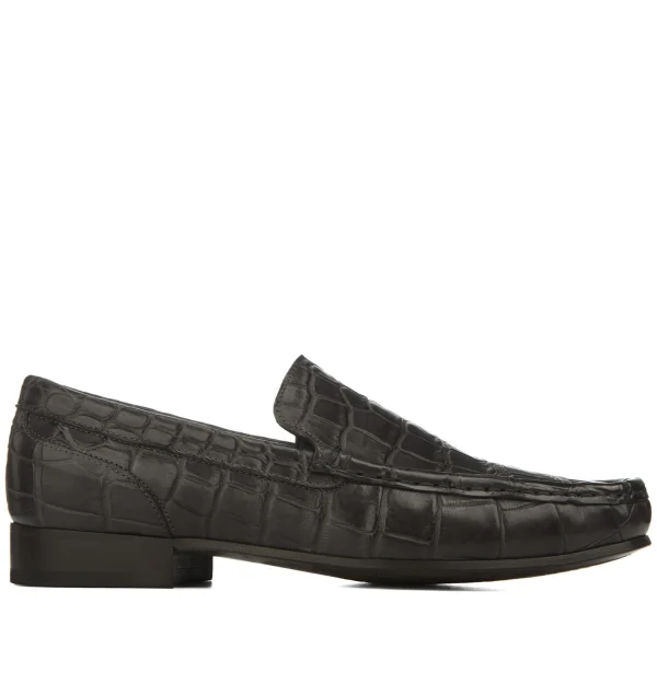 Geelong - Elevator Loafers in Crocodile Leather up to 2.6 inches