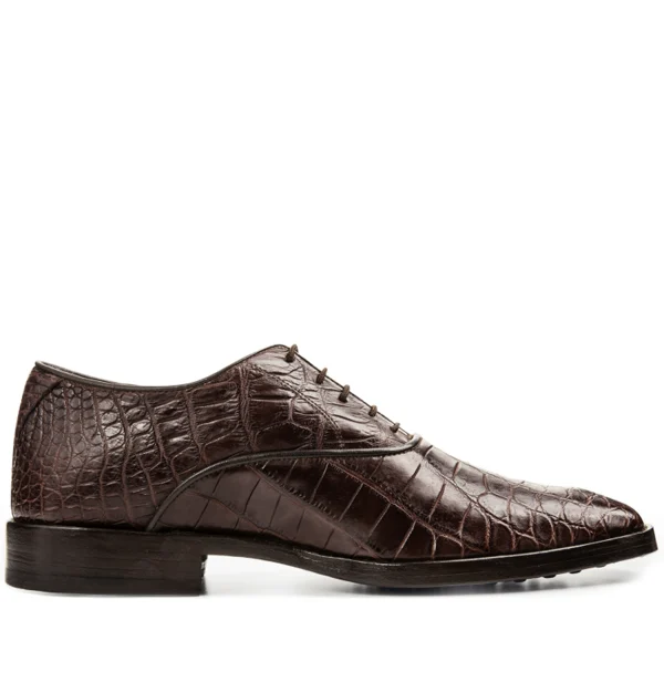Carife - Elevator Shoes in Crocodile Leather from 2.4 to 3.1 inches