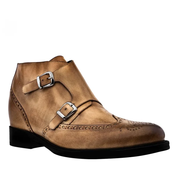 Holland - Elevator Boots in Full Grain Leather from 2.4 to 3.1 inches