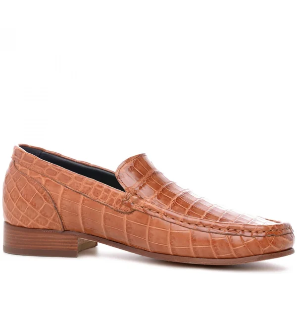 Arbiter - Elevator Loafers in Crocodile Leather up to 2.6 inches