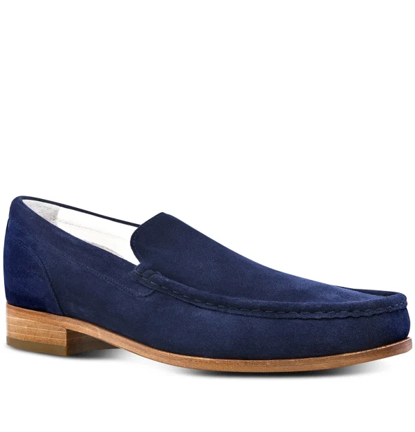 Bahamas - Elevator Loafers in Suede Leather up to 2.6 inches