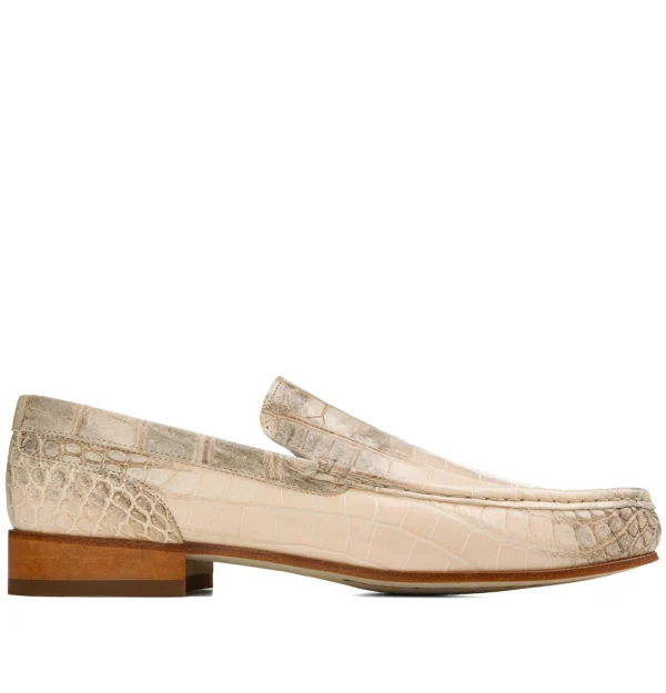 Menton - Elevator Loafers in Crocodile Leather up to 2.6 inches