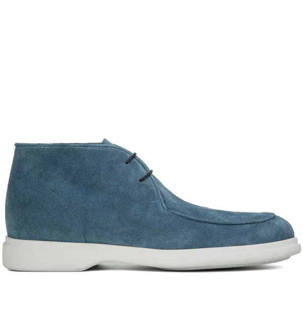 Numana - Elevator Ankle Boots in Suede Leather up to 2.75 inches