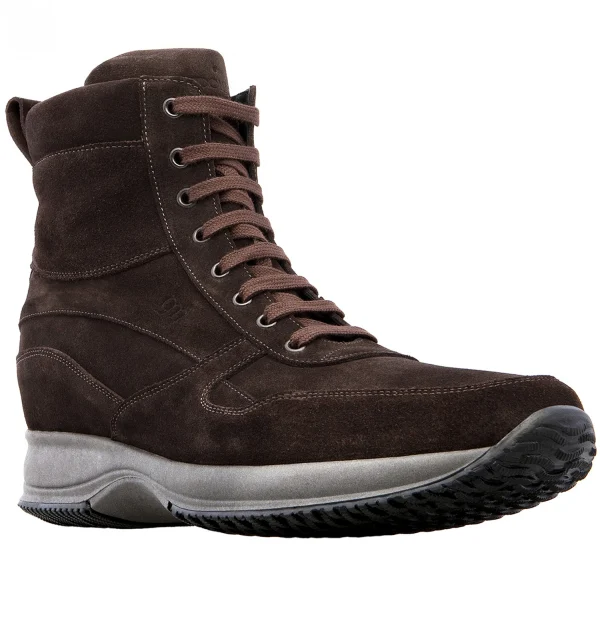 Reykjavík - Elevator Sneakers in Suede Leather from 2.4 to 4 inches