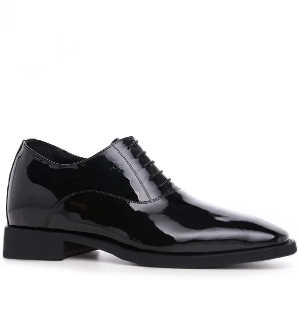 Orvieto - Elevator Shoes in Varnish Leather from 2.4 to 3.1 inches