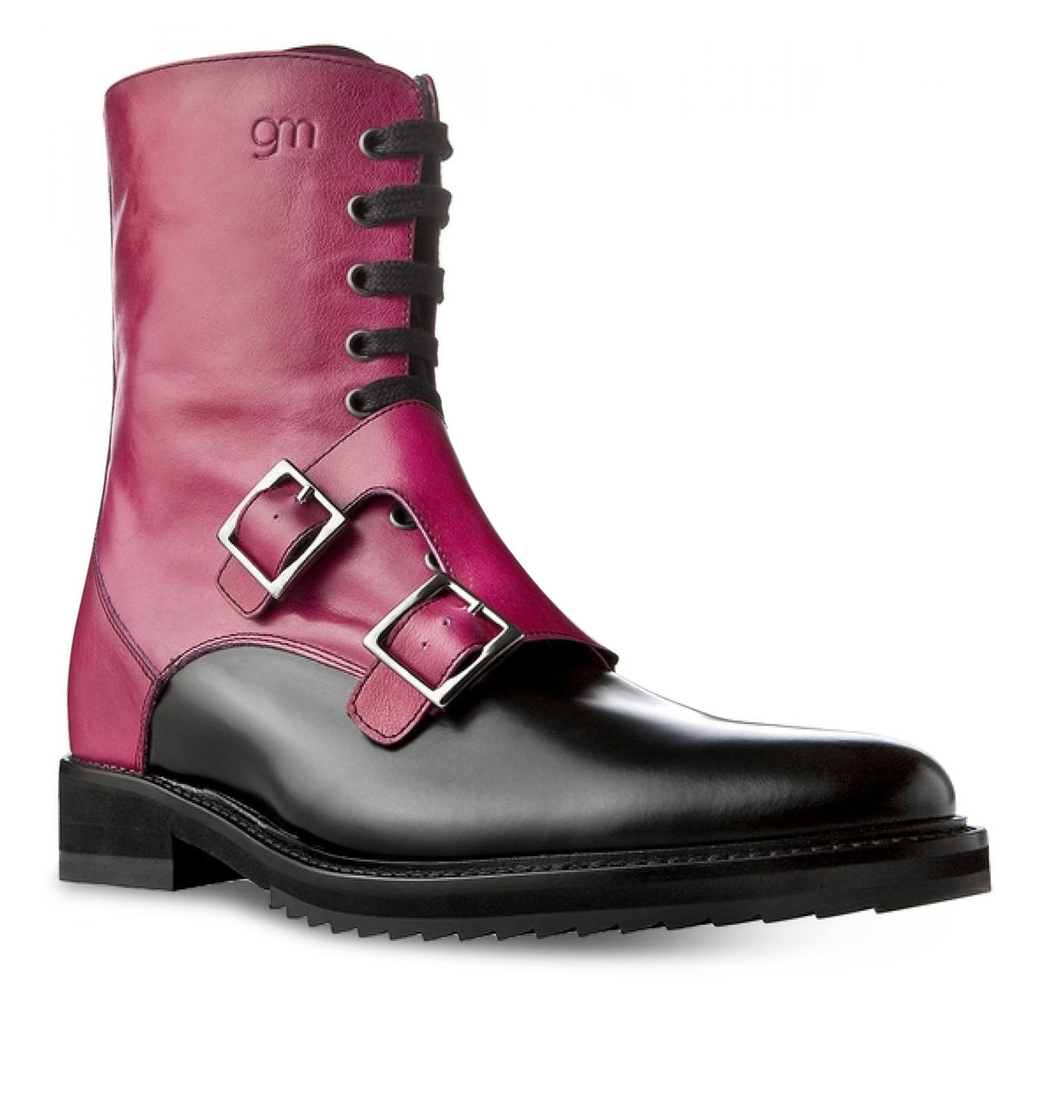Osaka - Elevator Boots in Full Grain Leather from 2.4 to 4 inches