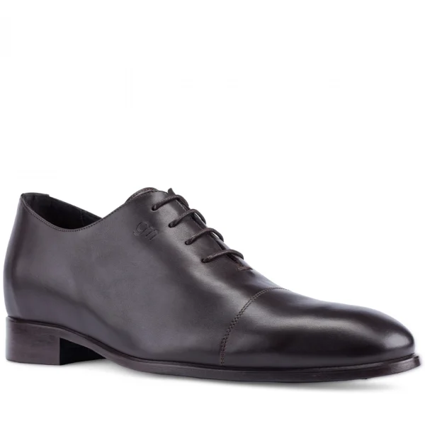 Oxford - Elevator Shoes in Full Grain Leather from 2.4 to 3.1 inches