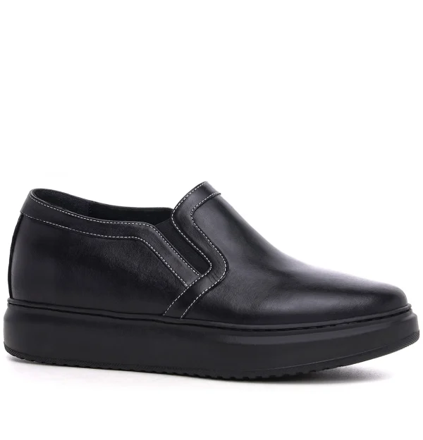 Peninsula - Elevator Slip-Ons in Full grain Leather up to 6 cm