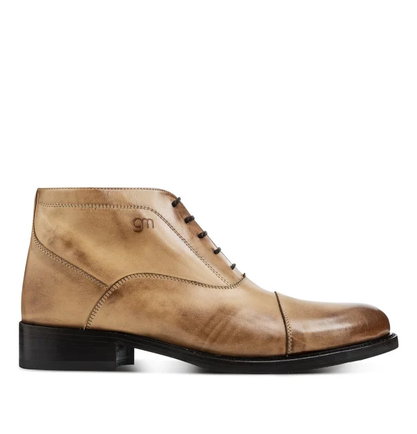 Adrad - Elevator Boots in Full Grain Leather from 2.4 to 3.1 inches