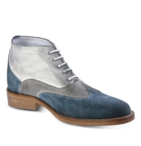 Miami - Elevator Boots in Fabric from 2.4 to 3.1 inches