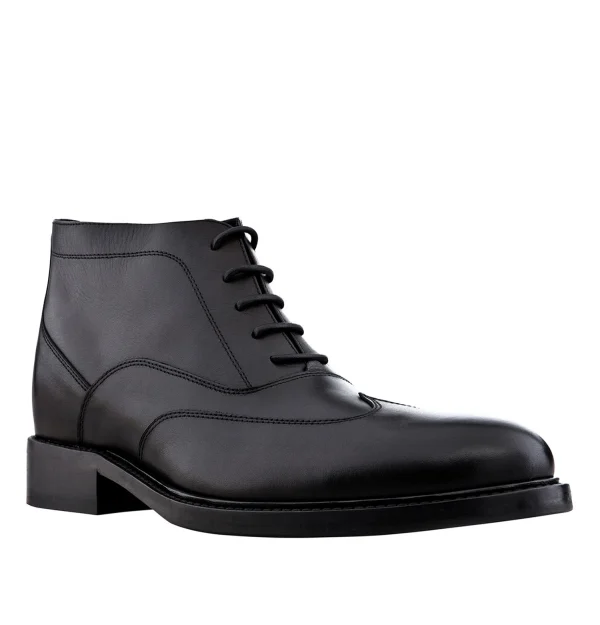 Budapest - Elevator Boots in Full Grain Leather from 2.4 to 3.1 inches
