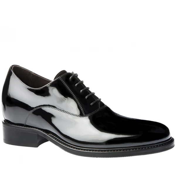Positano - Elevator Shoes in Varnish Leather from 2.4 to 3.1 inches