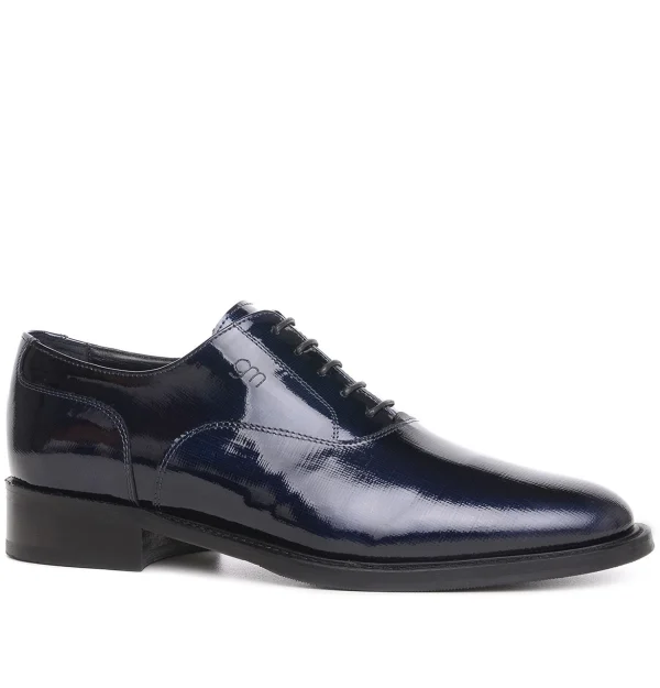 Ravenna - Elevator Shoes in Varnish Leather from 2.4 to 3.1 inches