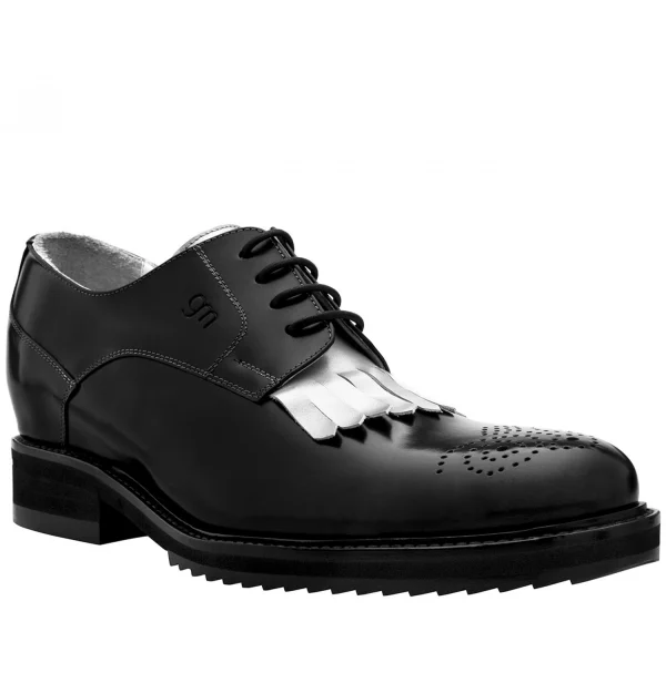 San Francisco - Elevator Shoes in Full Grain Leather from 2.4 to 3.1 inches