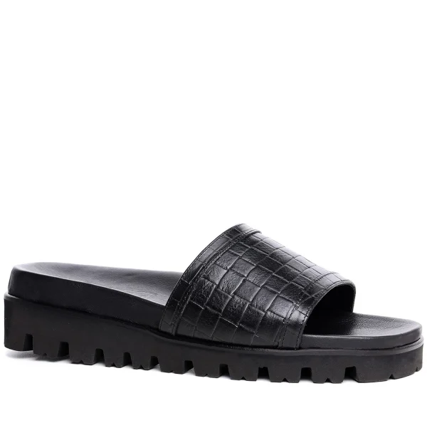 Hilo - Elevator Sandals in Full grain Leather up to 2 inches