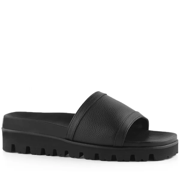 Mondello - Elevator Sandals in Full grain Leather up to 2 inches