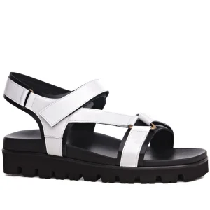 Saint Kitts - Elevator Sandals in Varnish Leather up to 2 inches