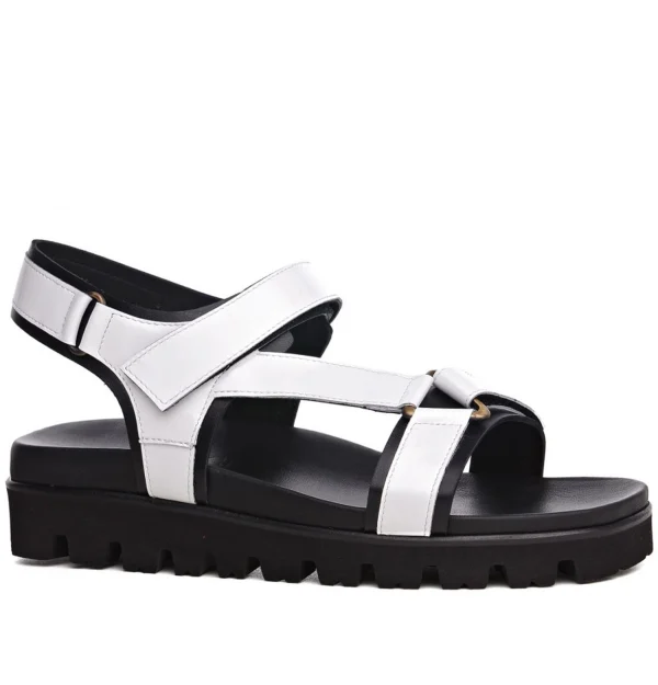 Saint Kitts - Elevator Sandals in Varnish Leather up to 2 inches
