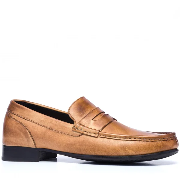 Oman - Elevator Loafers in Full grain Leather up to 2.6 inches