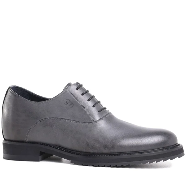 Aosta - Elevator Shoes in Full Grain Leather from 2.4 to 3.1 inches