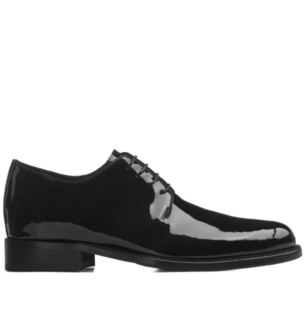 Churchill - Elevator Dress Shoes in Varnish Leather from 2.4 to 3.1 inches