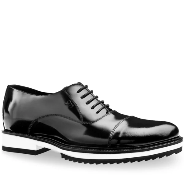 Cannes W - Women's Elevator Dress Shoes in Brushed Leather from 2.4 to 3.1 inches