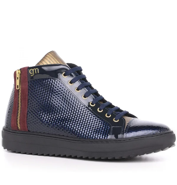 The Venetian - Elevator Sneakers in Mix of leathers from 2.4 to 3.1 inches