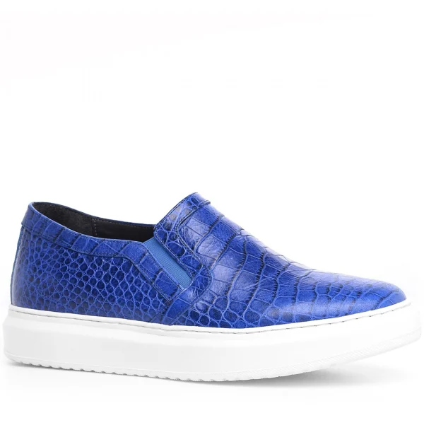 Hamptons - Elevator Slip-Ons in Full Grain Leather up to 2.6 inches