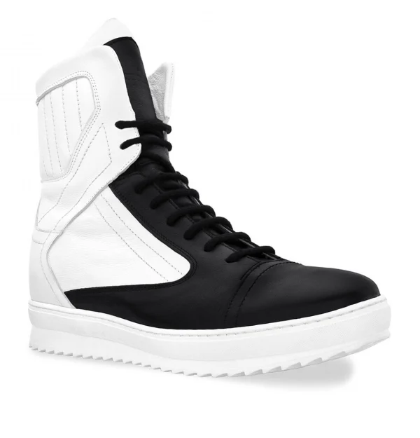 Dope - Elevator Sneakers in Full Grain Leather from 2.4 to 4 inches