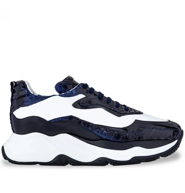 Giant Cobra - Elevator Sneakers in Mix of Leathers from 2.4 to 4.3 inches