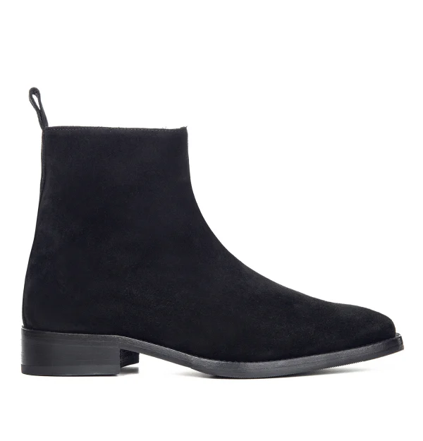 Seymour - Elevator Boots in Suede Leather from 2.4 to 4 inches