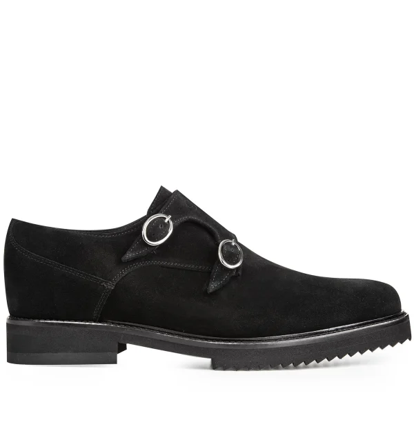 Caen - Elevator Shoes in Suede Leather from 2.4 to 3.1 inches