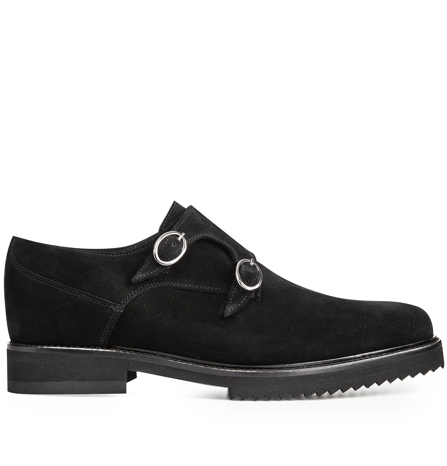 Caen - Elevator Shoes in Suede Leather from 2.4 to 3.1 inches