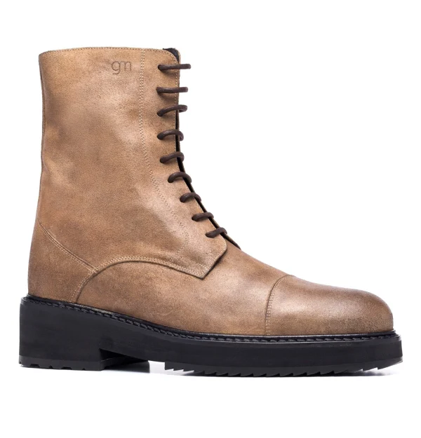 Latvia - Elevator Boots in Full grain Leather from 4 to 6 inches