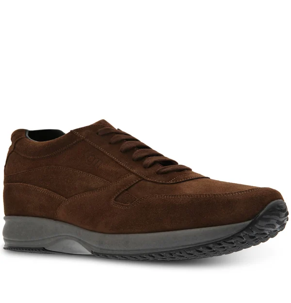Louisiana - Elevator Sneakers in Full Grain Leather from 2.4 to 4 inches