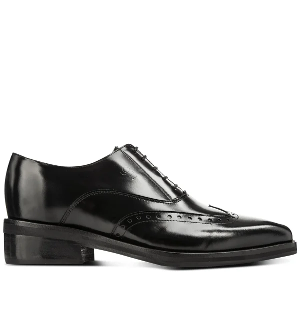 Rochester - Elevator Shoes in Shiny Calfskin from 3.1 to 4 inches