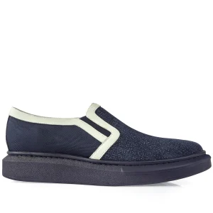 Agua - Elevator Slip-Ons in fabric up to 2.4 inches