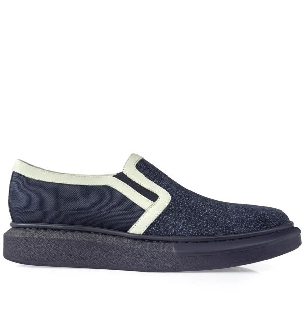 Agua - Elevator Slip-Ons in fabric up to 2.4 inches