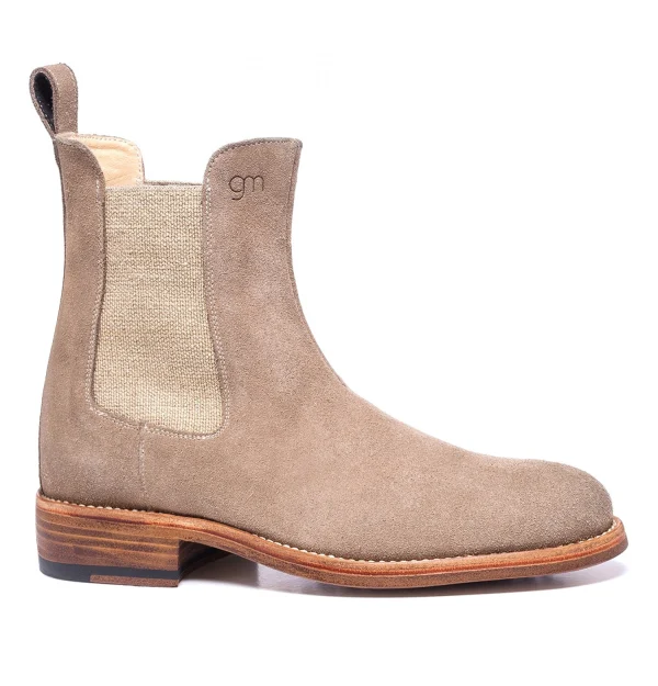 Piemonte - Elevator Boots in Suede Leather from 2.4 to 3.1 inches