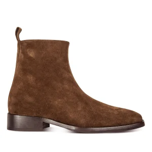 Arlington - Elevator Boots in Suede Leather from 2.4 to 4 inches