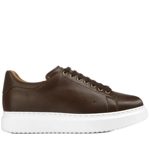 Cap Ferret - Elevator Sneakers in Full Grain Leather from 2.4 to 3.1 inches