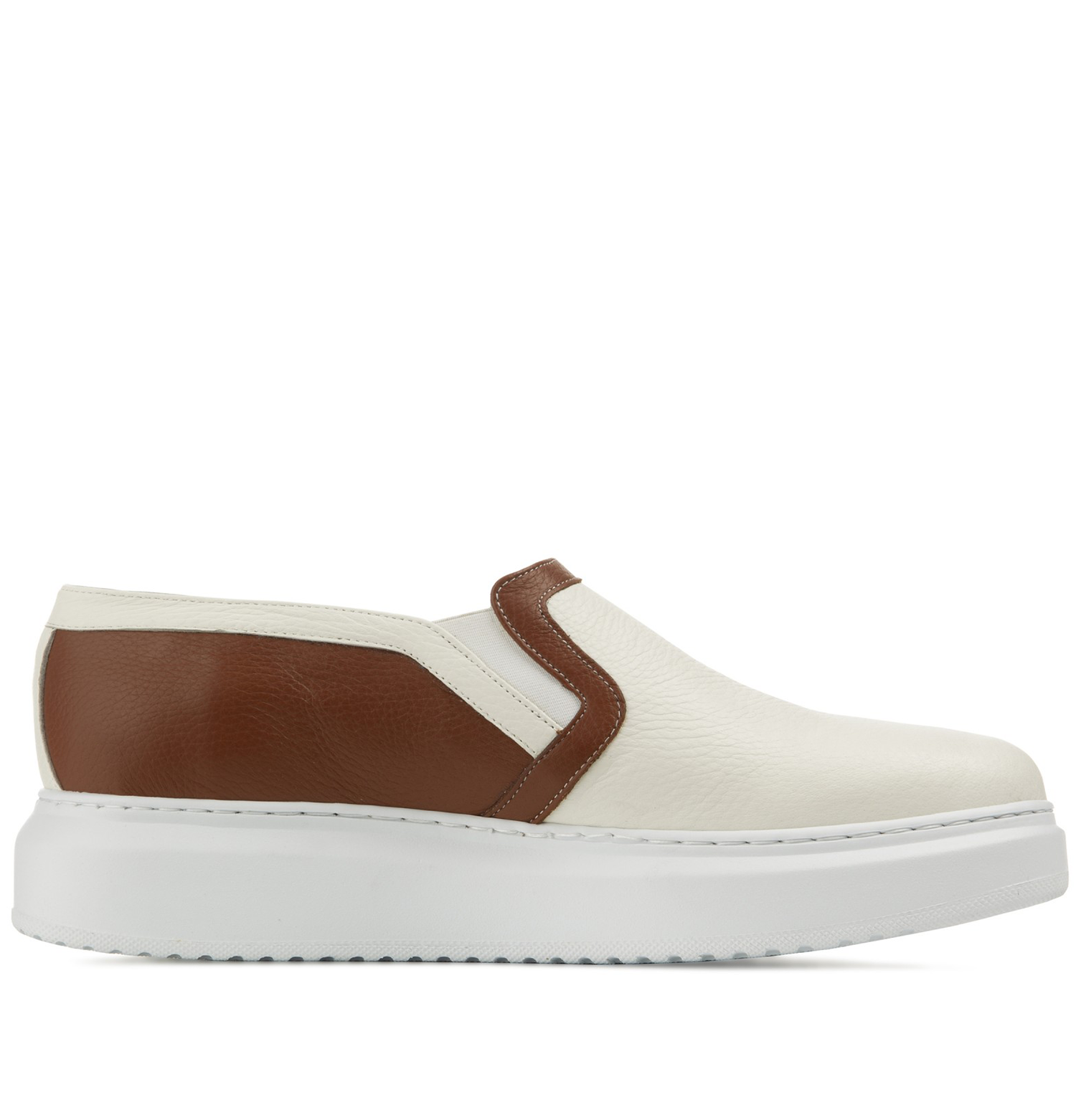 JACA - Elevator Slip-Ons in Leather from 2 to 2.8 inches