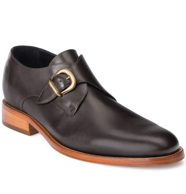 Victoria - Elevator Shoes in Full Grain Leather from 2.4 to 3.1 inches